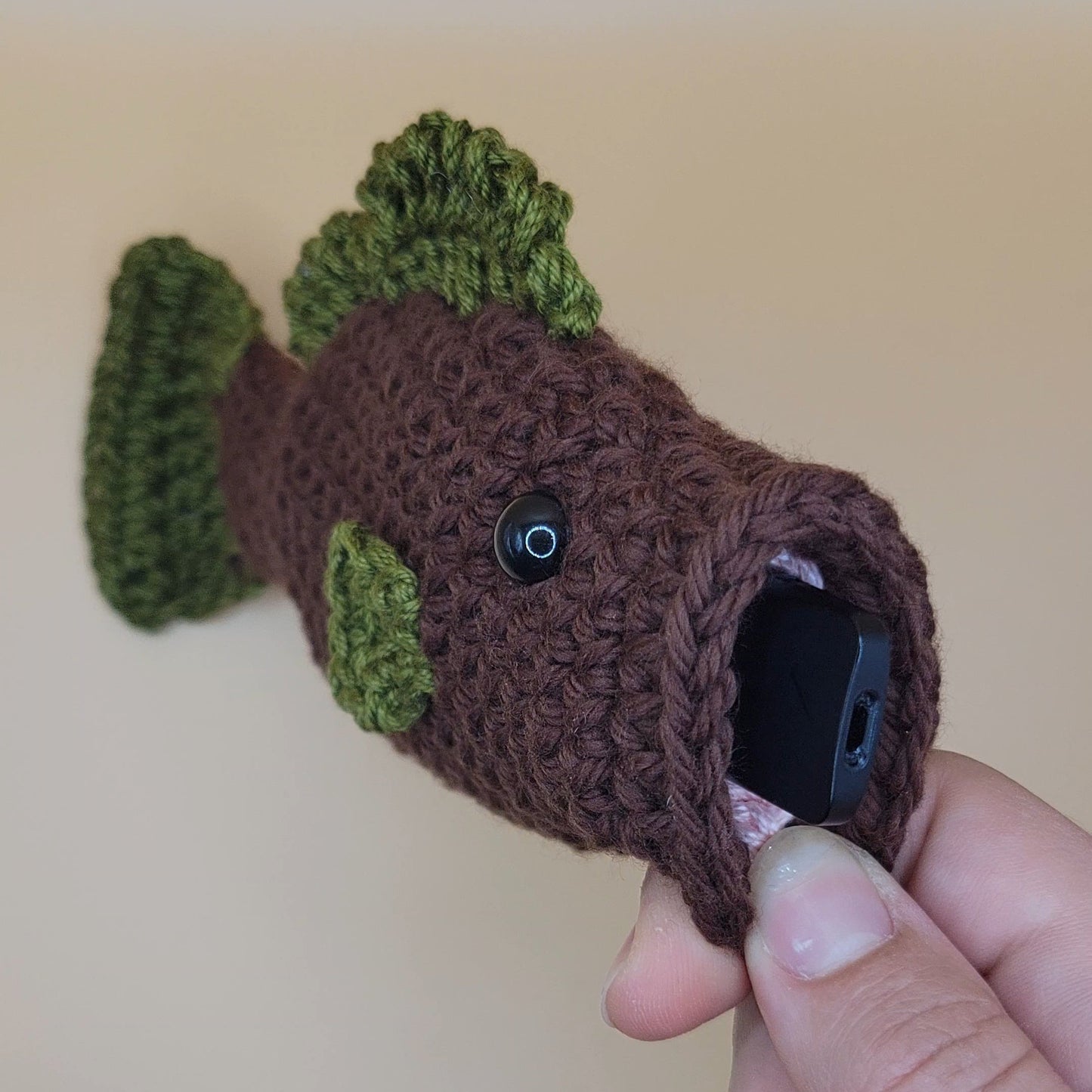 Puff Puff Bass Penjamin Pocket - Pods, Brown & Olive Green