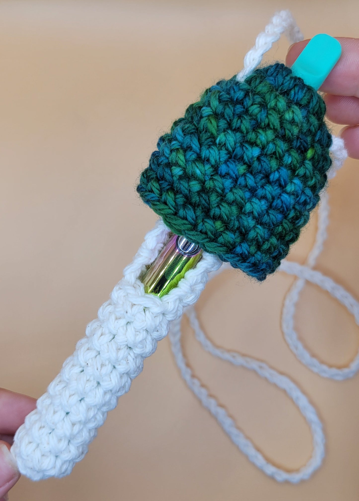 Mushroom Penjamin Pocket - Wool Cap, Crystal Ocean, Pen Battery, Lanyard