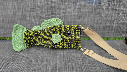 Crossbody Fish Bag - Velvet (Dark Green, Light Green, Olive Green)