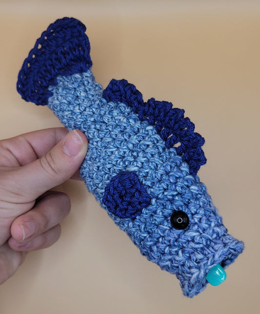 Puff Puff Bass Penjamin Pocket - Pens, Italian Cotton, Blue Speckled