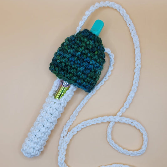 Mushroom Penjamin Pocket - Wool Cap, Crystal Ocean, Pen Battery, Lanyard