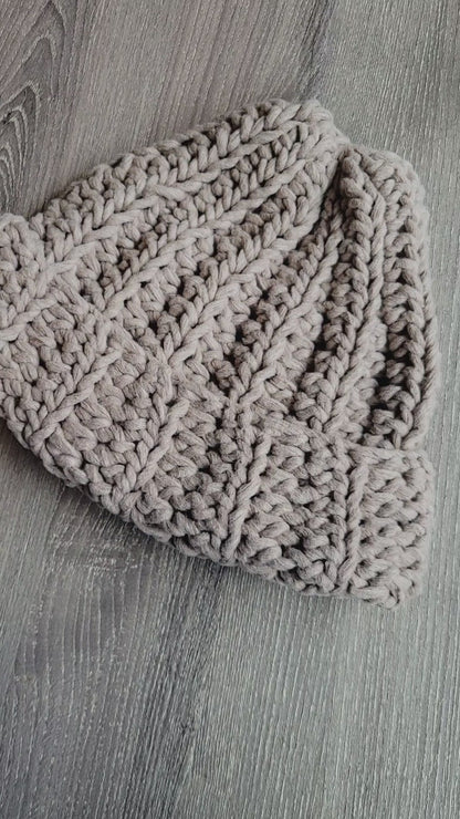 Beanie Winter Hat (Beige) (Extra Soft Polyester)