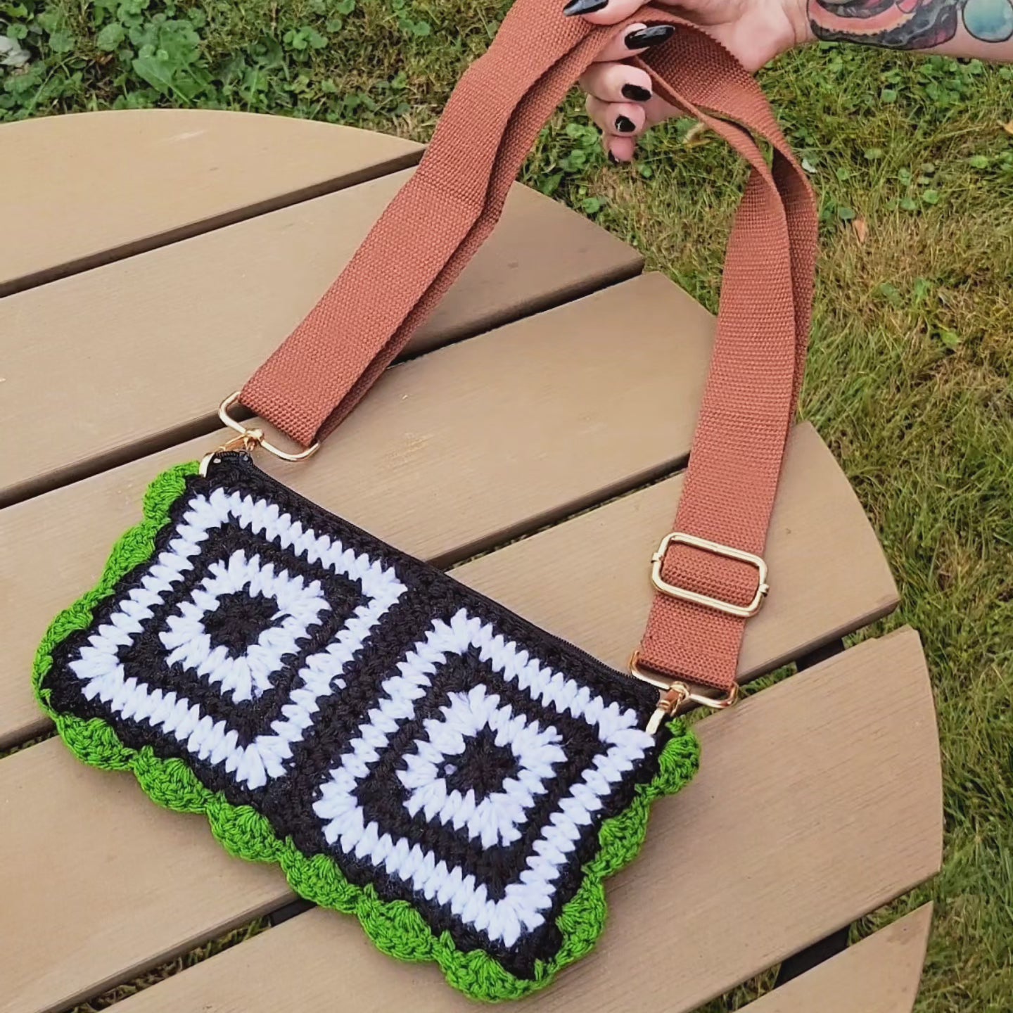 Cross Body Bag  - Beetlejuice Inspired